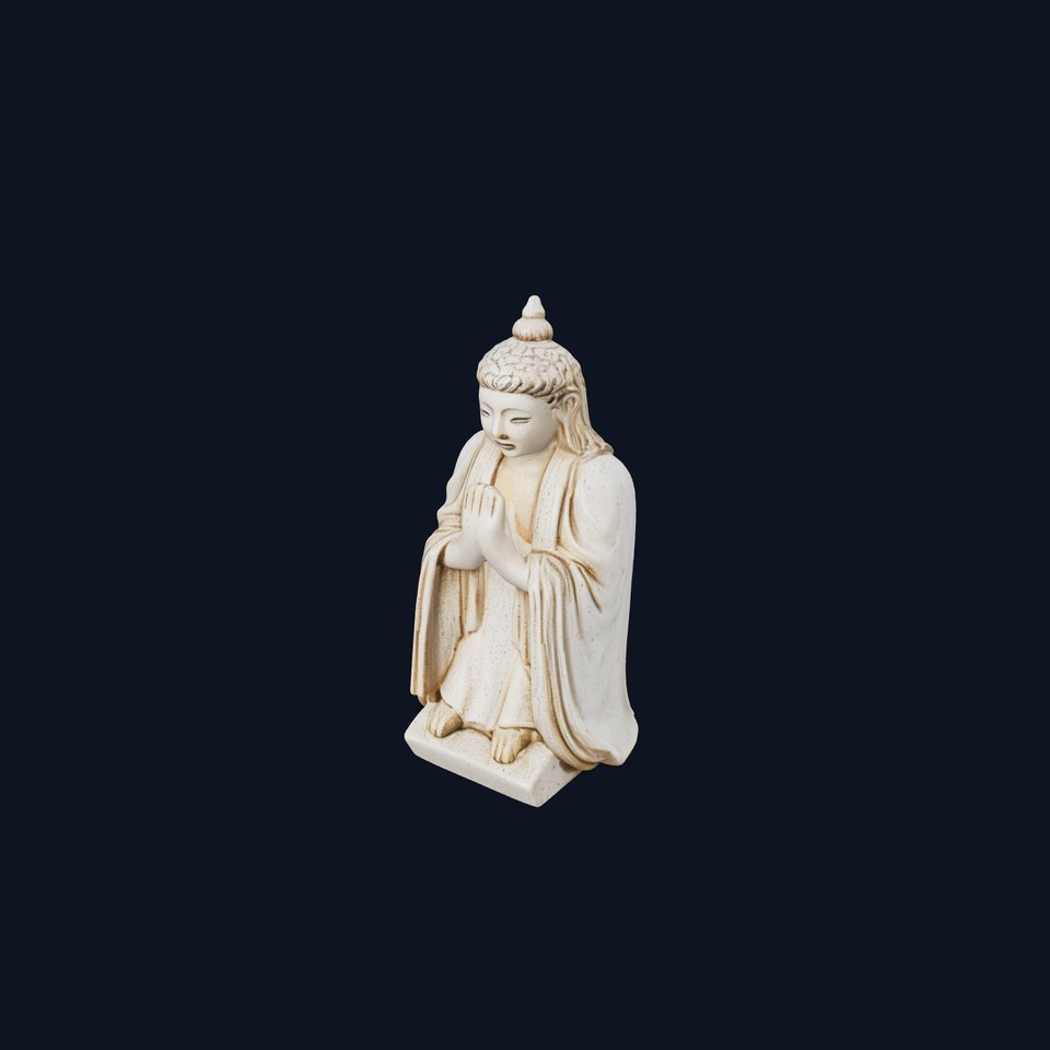 Serene Buddha Statue model pack